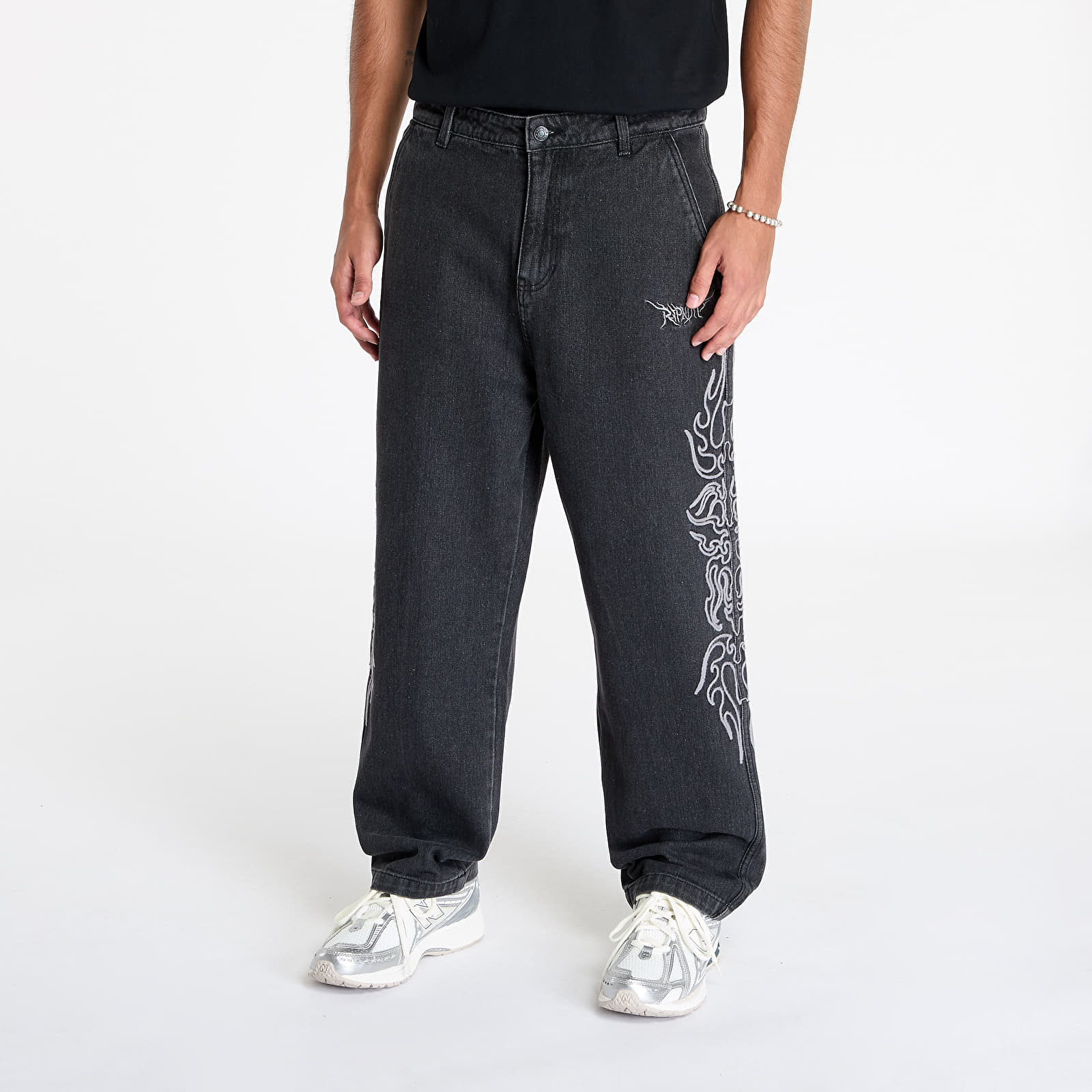Moške hlače RIPNDIP Volt Denim Pants Black