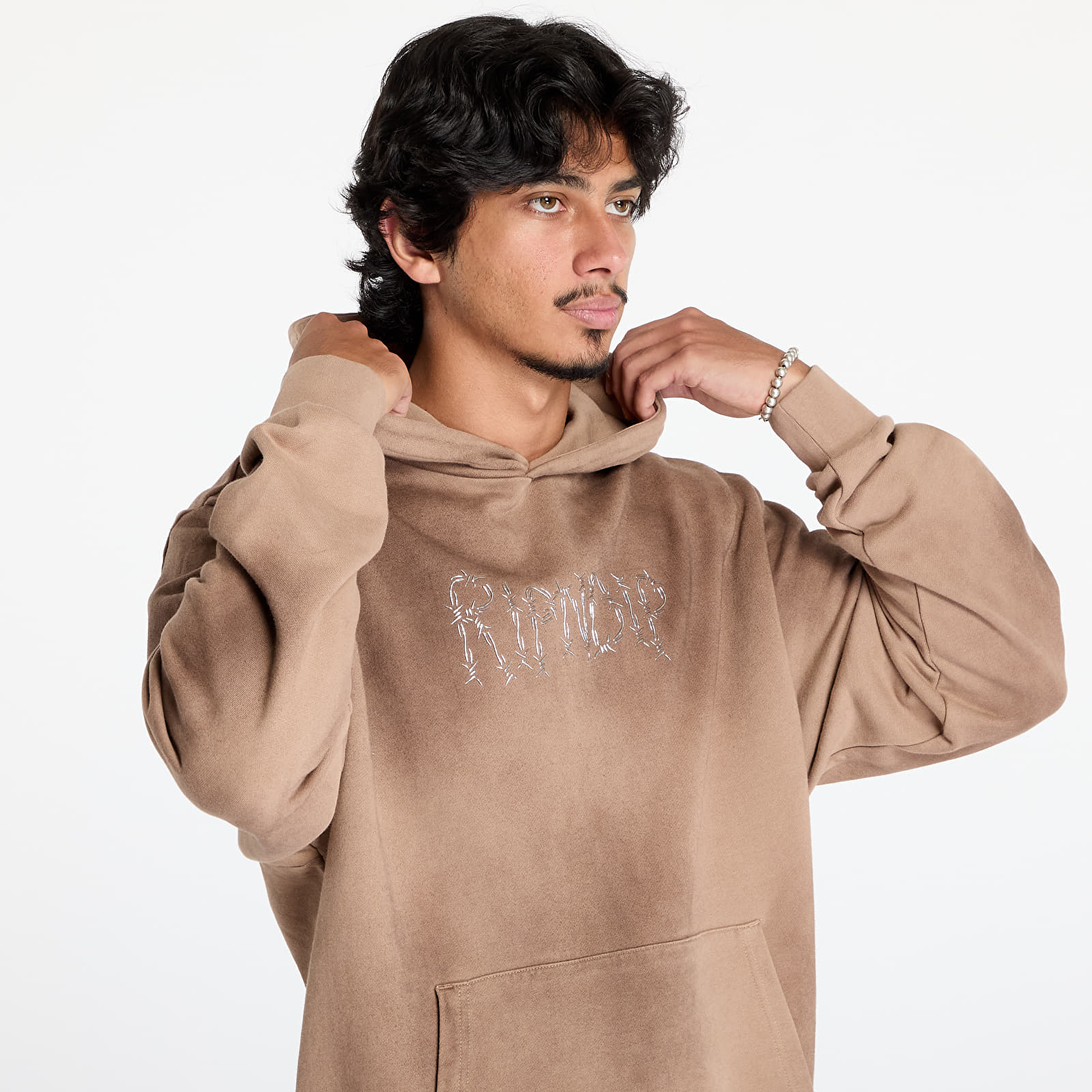 Sudaderas de hombre RIPNDIP Keep Out Hoodie Almond