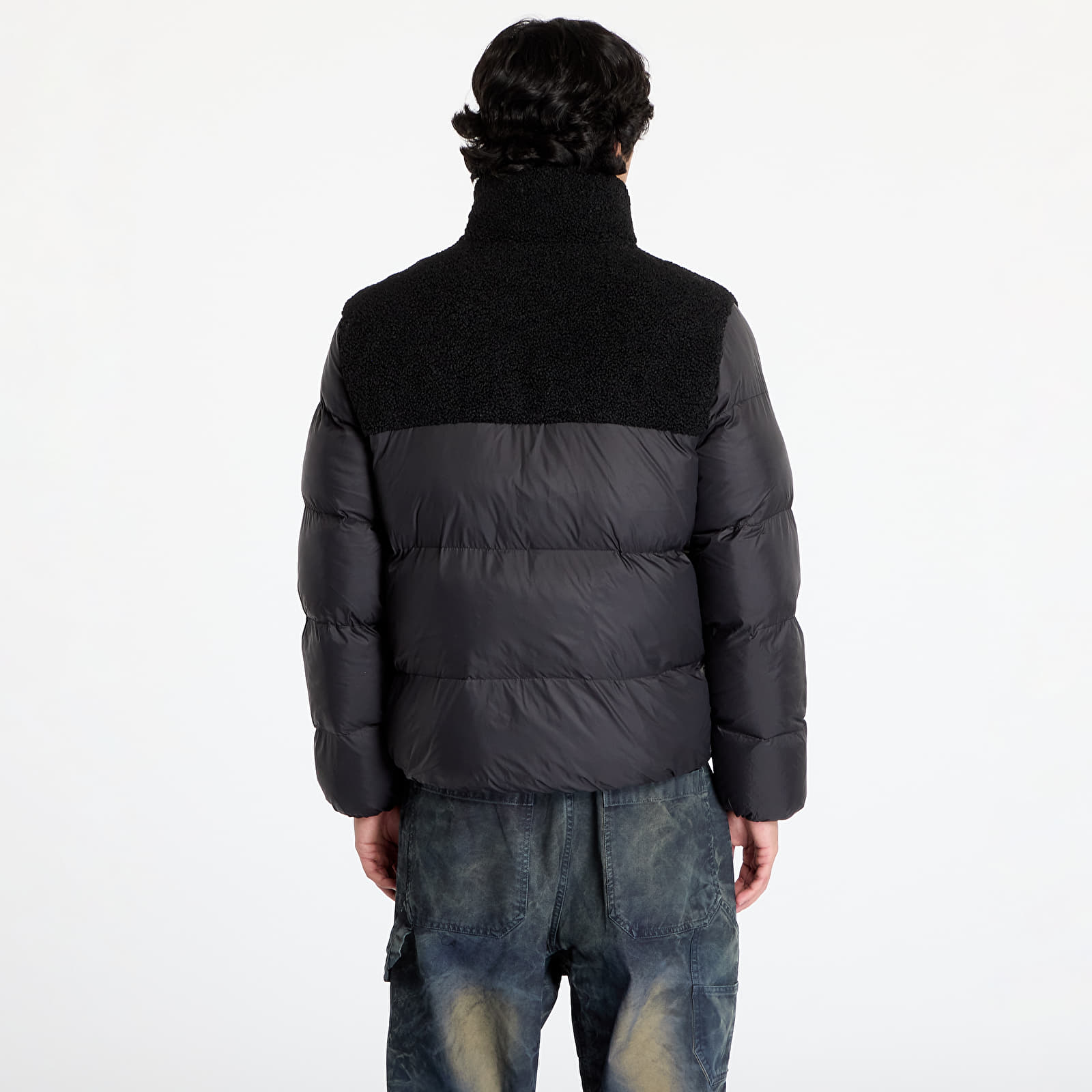 Herenjassen Calvin Klein Jeans Sherpa Puffer Jacket Black
