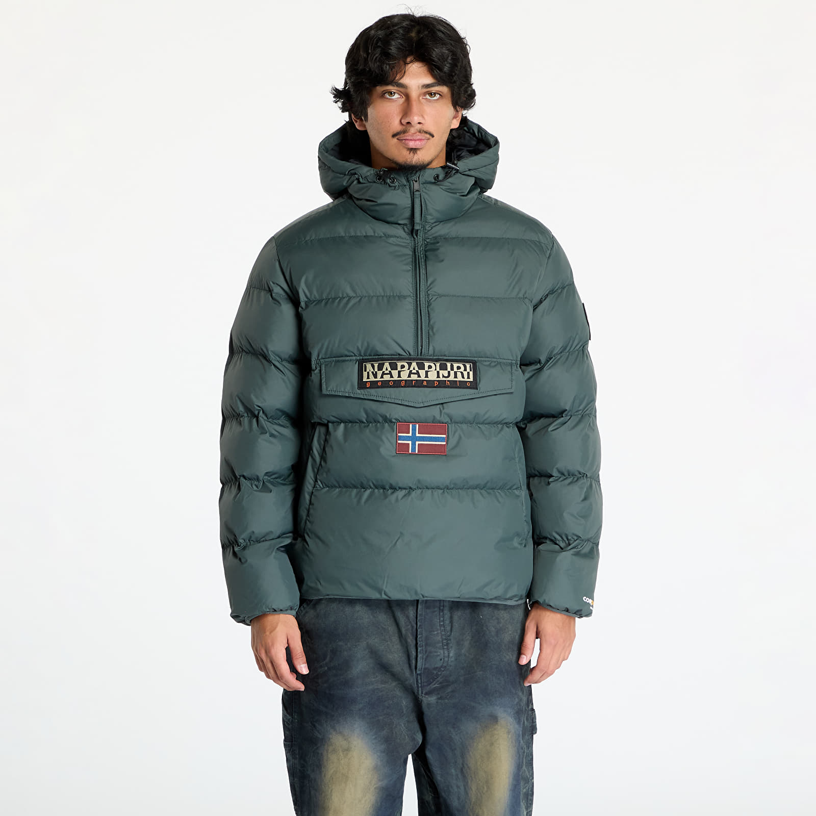 Muške jakne Napapijri Rainforest Op Winter Puffer Jacket Green Urban