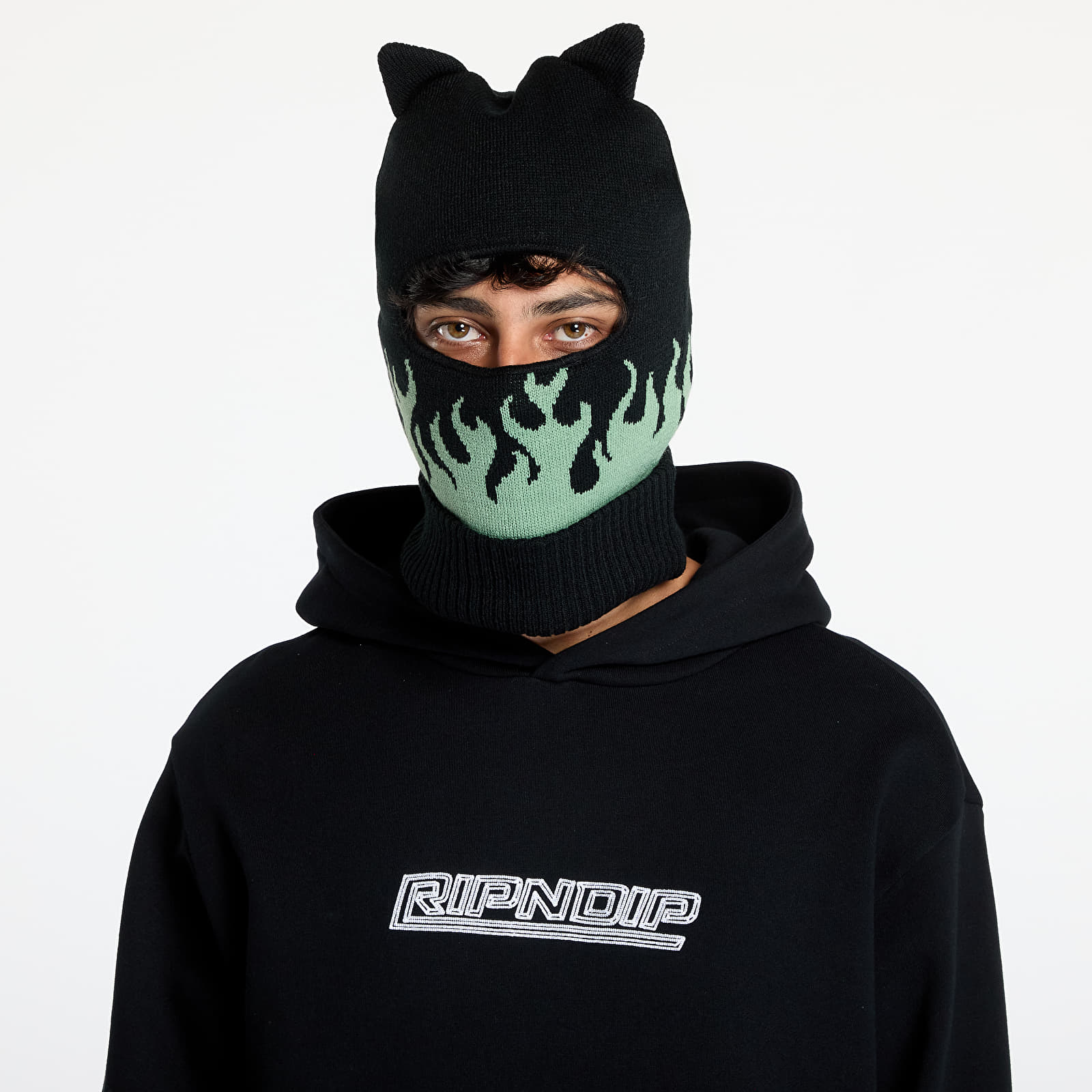 Ostali dodaci RIPNDIP Volt Kitty Ears Balaclava Black