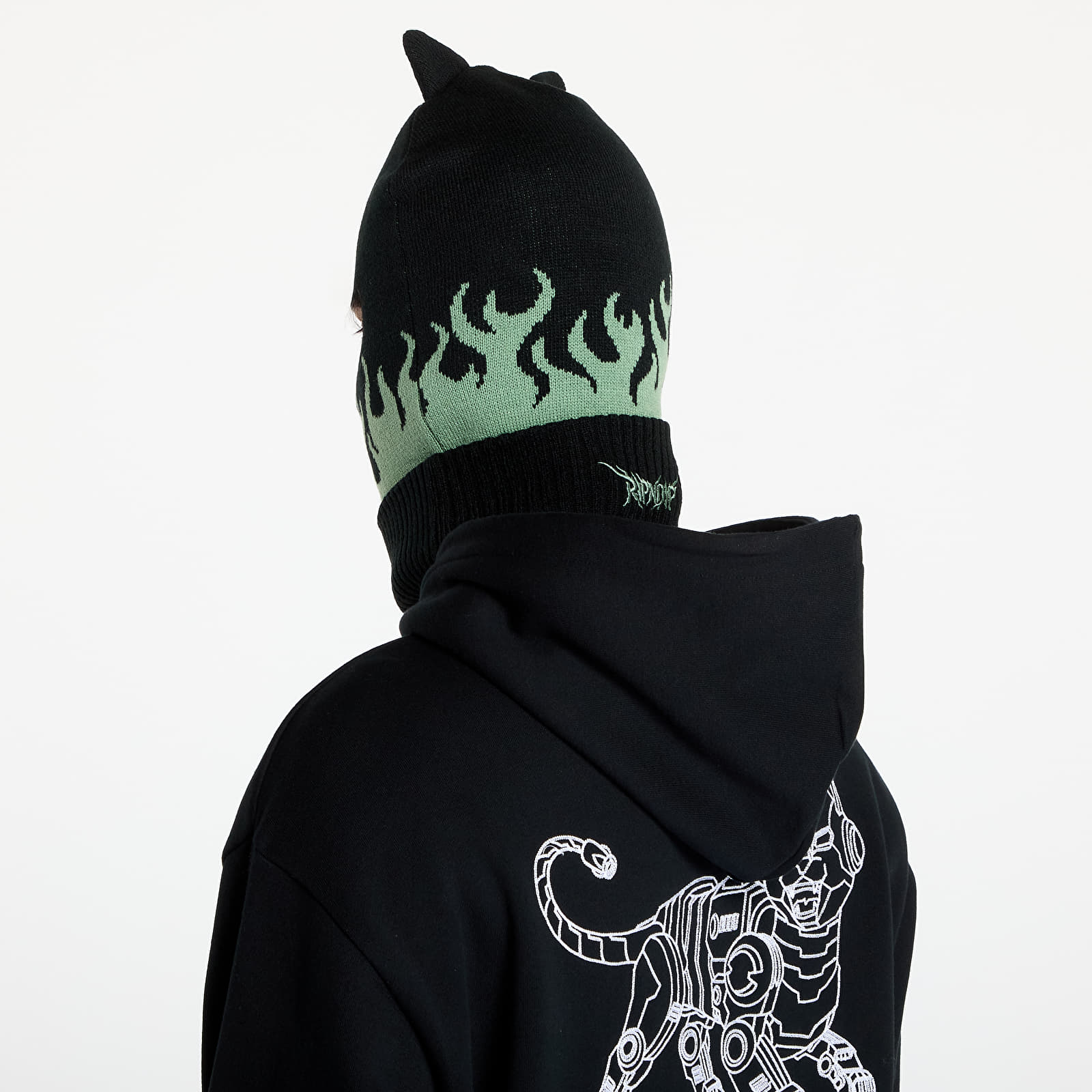 Ostali dodaci RIPNDIP Volt Kitty Ears Balaclava Black