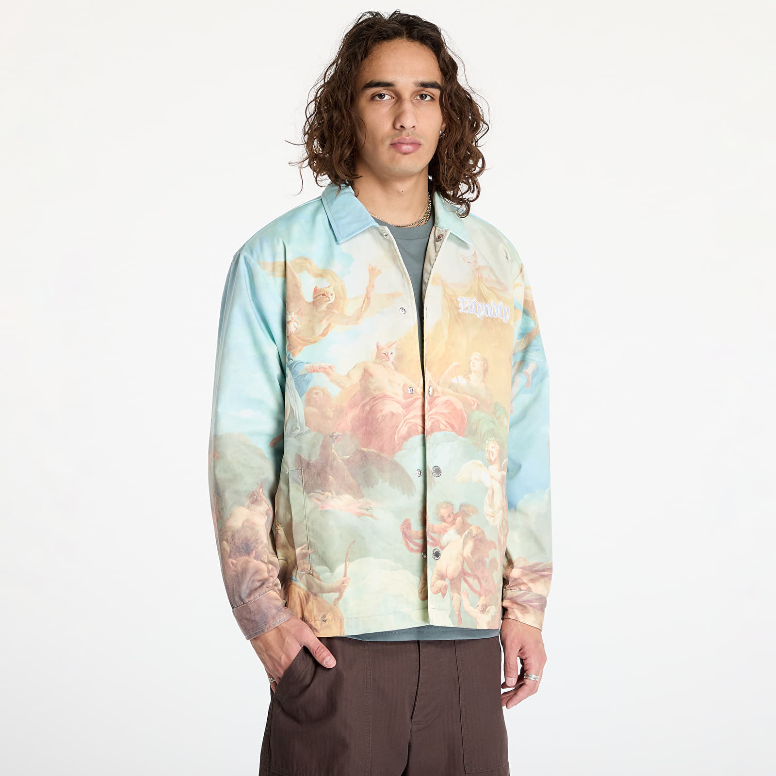 Veste RIPNDIP Heavens Waiting Button Up Jacket Multi S