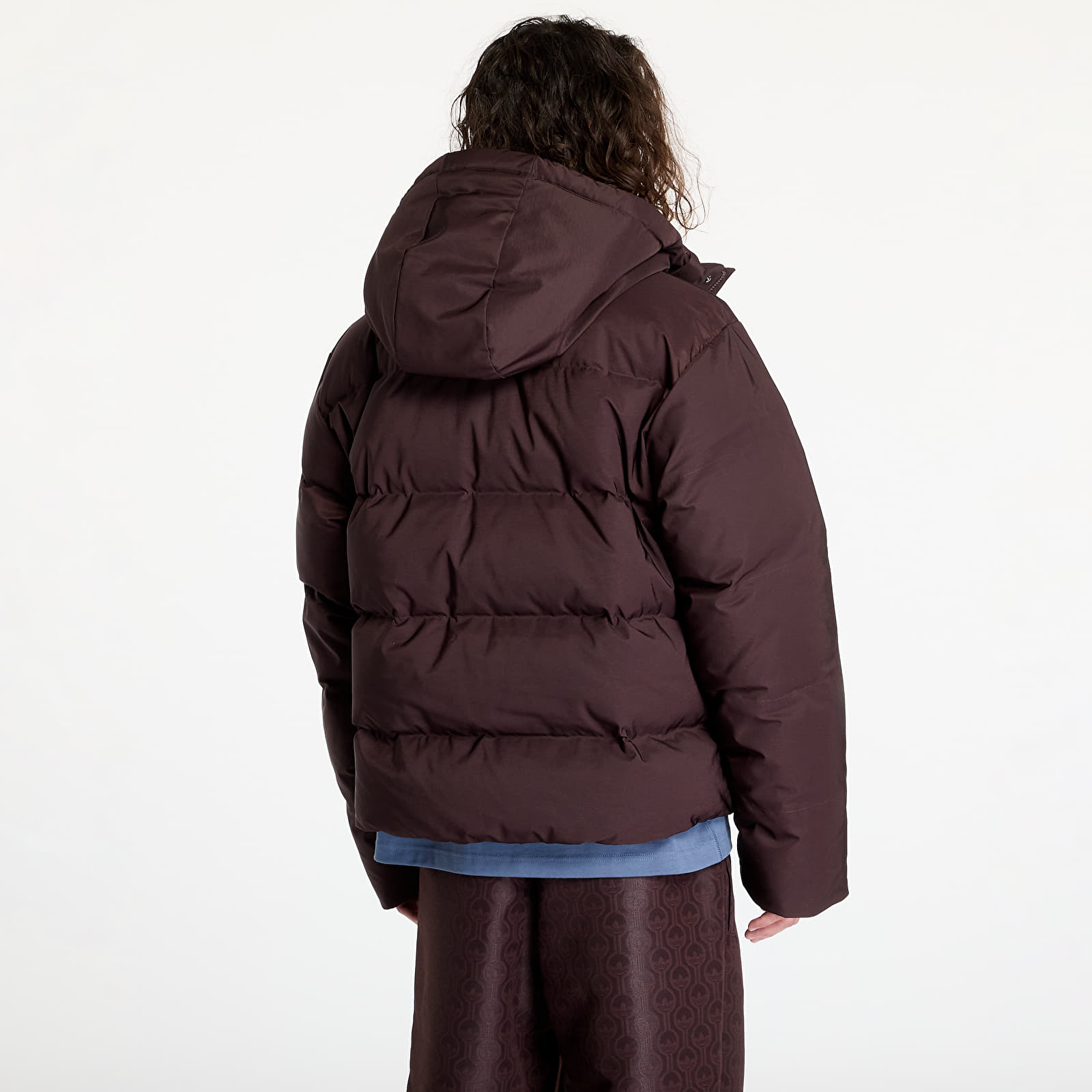 Miesten takit adidas Premium Puffer Jacket Shale Brown