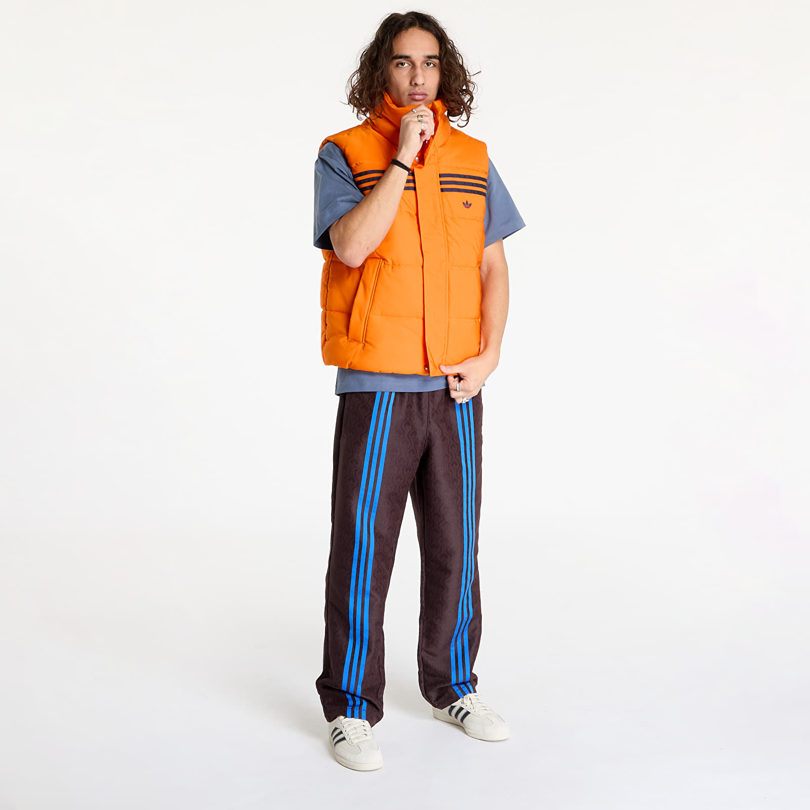 Men s vests adidas Club Gilet Vest Orange Queens