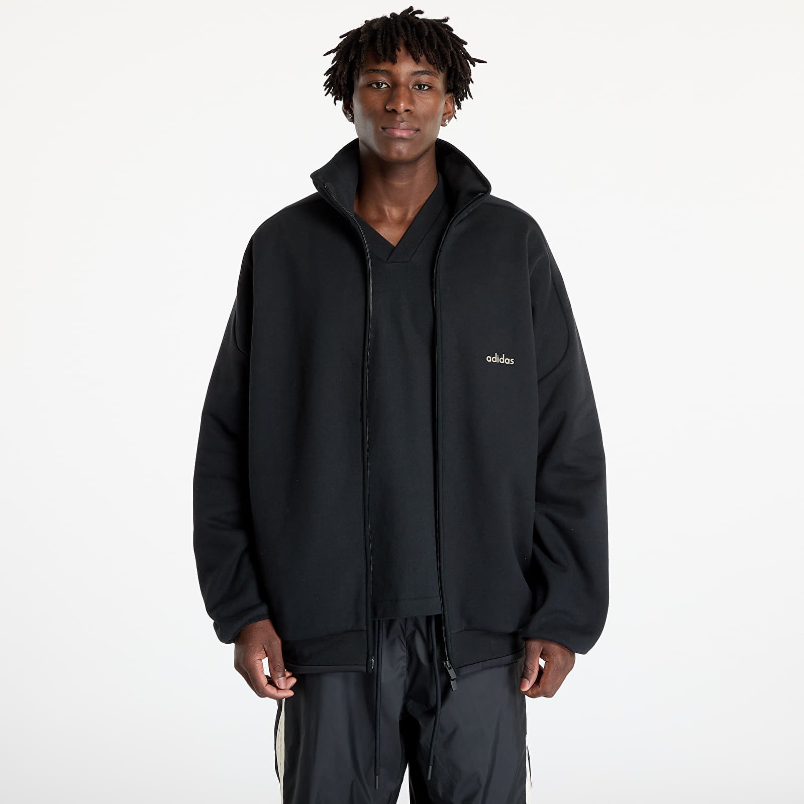 Adidas fleece track jacket 2025