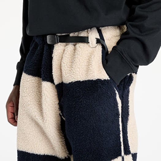 Men's trousers Gramicci Checkered Sherpa Pant Natural / Navy