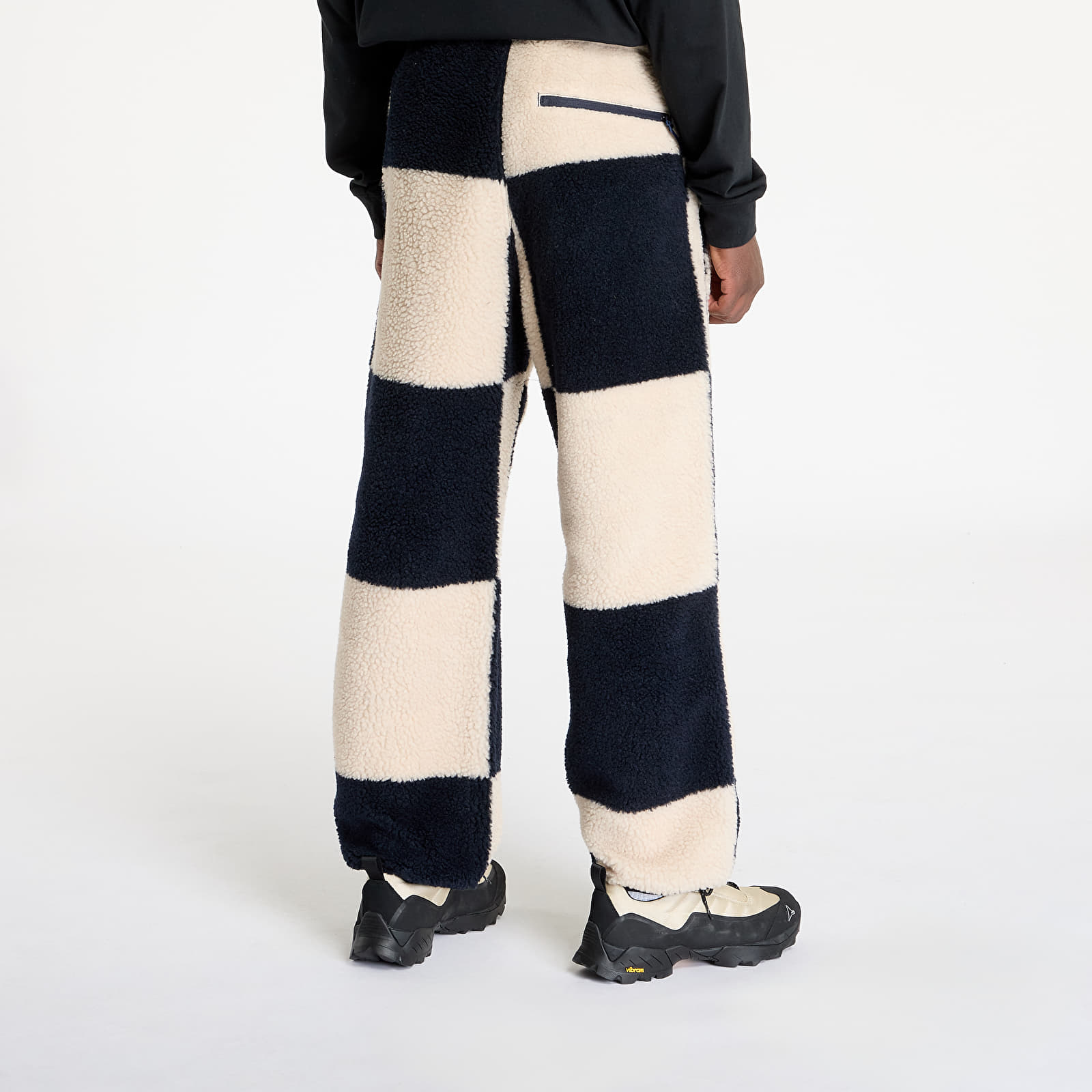 Hosen für Männer Gramicci Checkered Sherpa Pant Natural / Navy Check