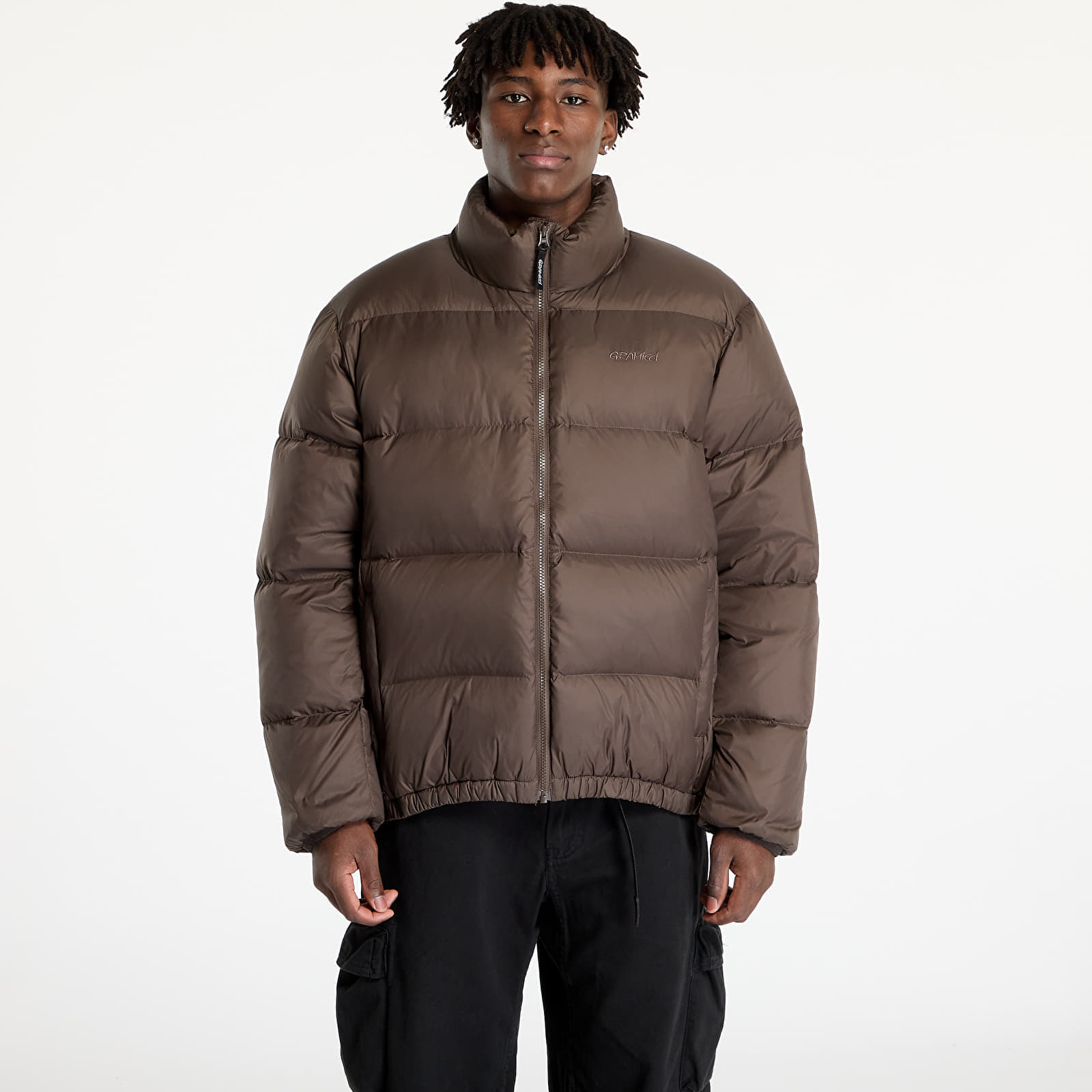 Giacca Gramicci Down Puffer UNISEX Jacket Dark Brown M