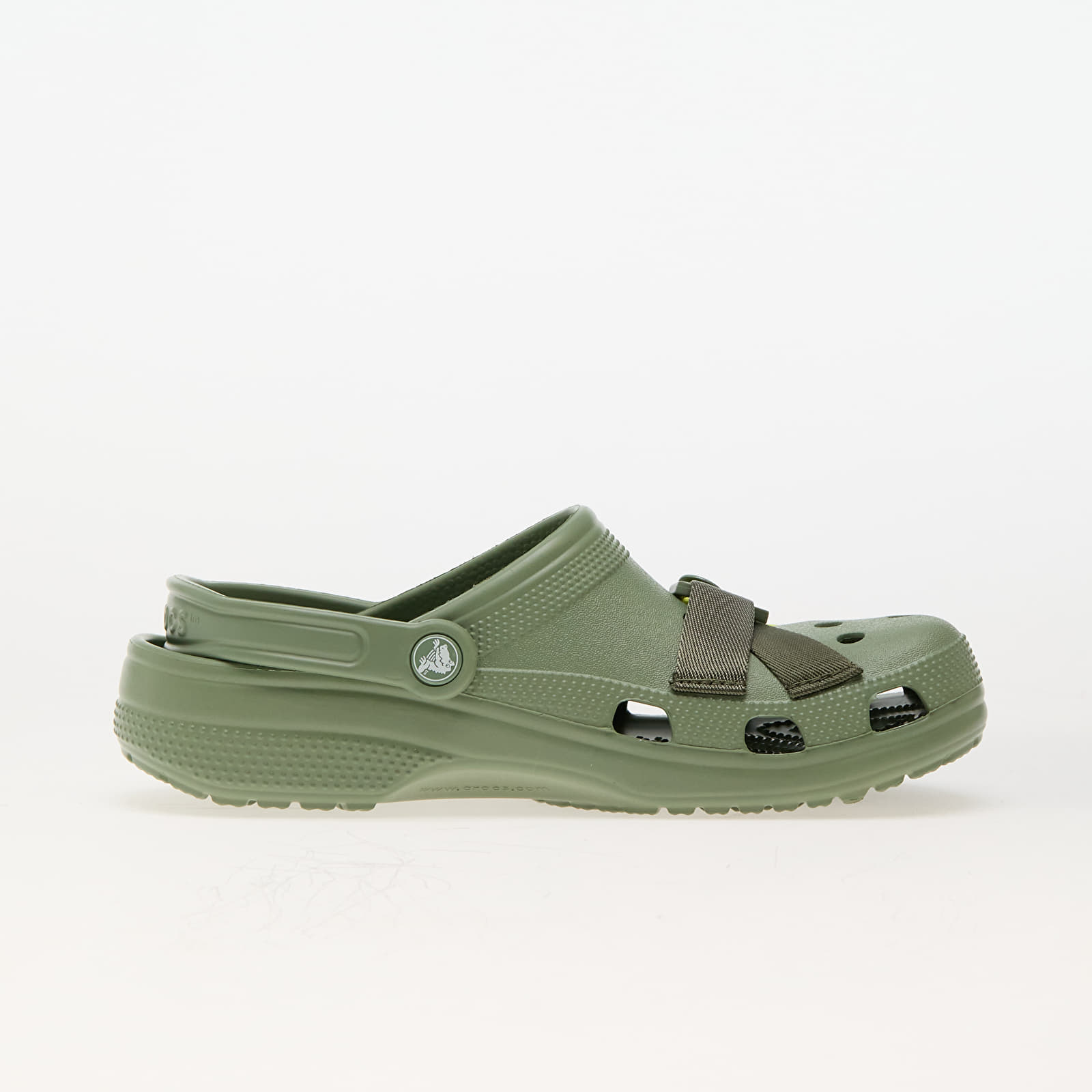 Meeste tossud ja kingad Crocs Classic Webbing Clog Moss/ Multi