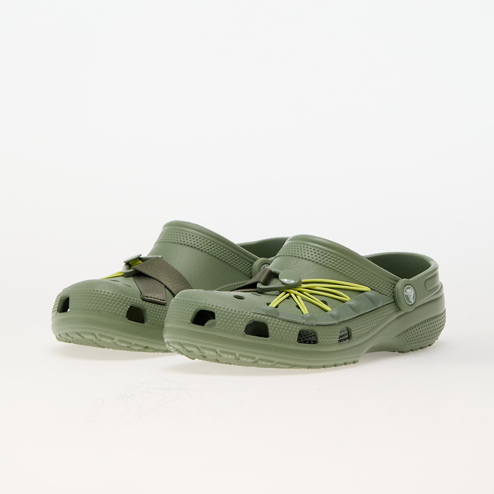 Meeste tossud ja kingad Crocs Classic Webbing Clog Moss/ Multi