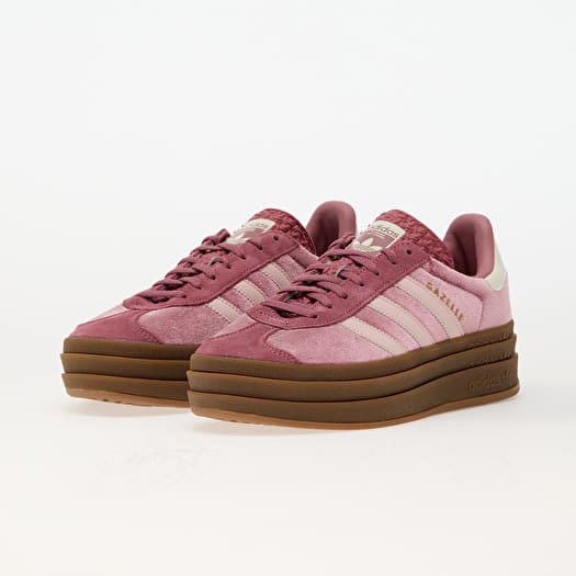 adidas gazelle silver green womens ADIDAS W Gazelle Bold 'Semi Flash Red' avec lilas IH4212 main image 1