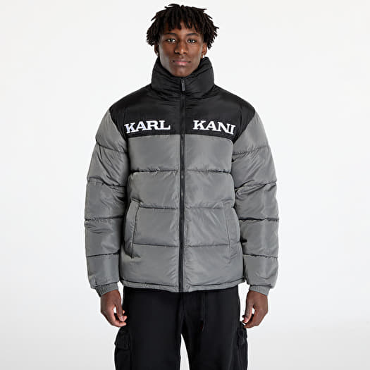 Bunda Karl Kani Retro Essential Puffer Jacket Anthracite