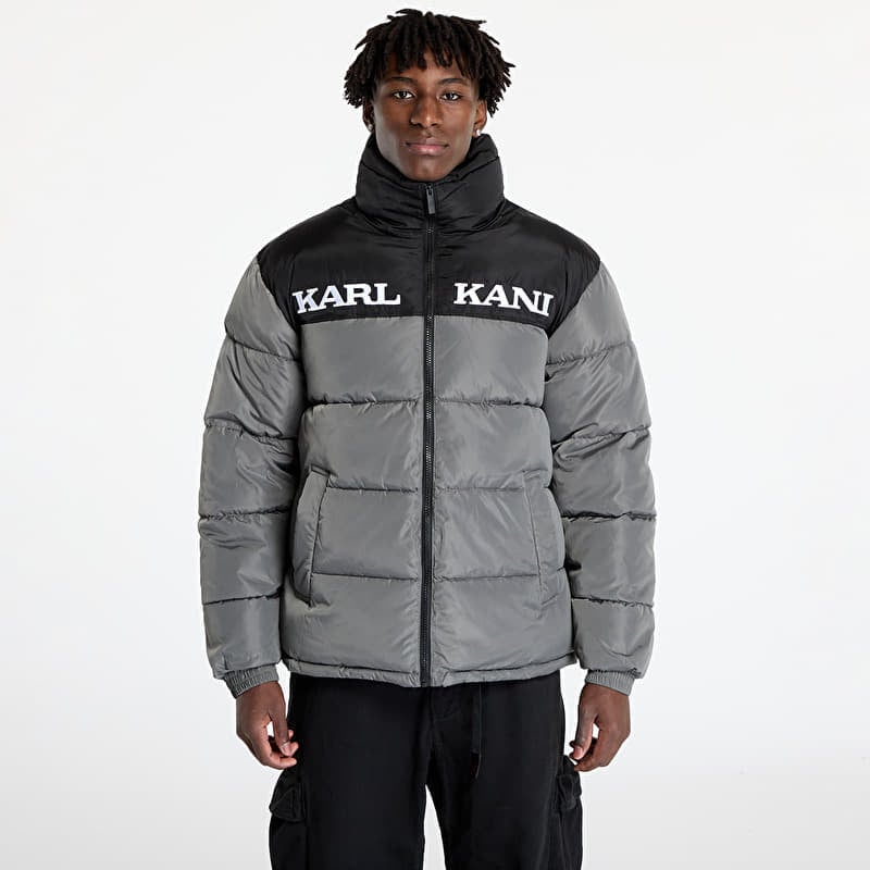 Karl Kani Retro Essential Puffer Jacket Anthracite