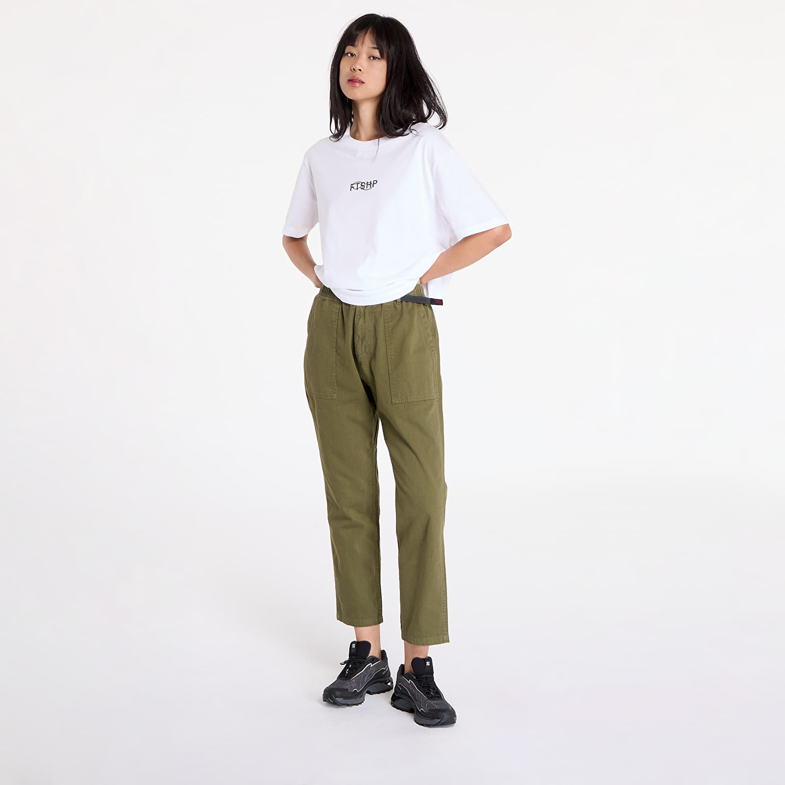 Moške hlače Gramicci Loose Tapered Ridge Pant UNISEX Olive