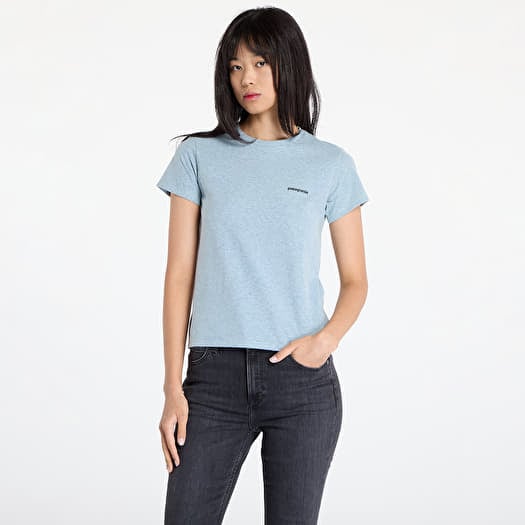 Tričko Patagonia W's P-6 Logo Responsibili-Tee Thermal Blue