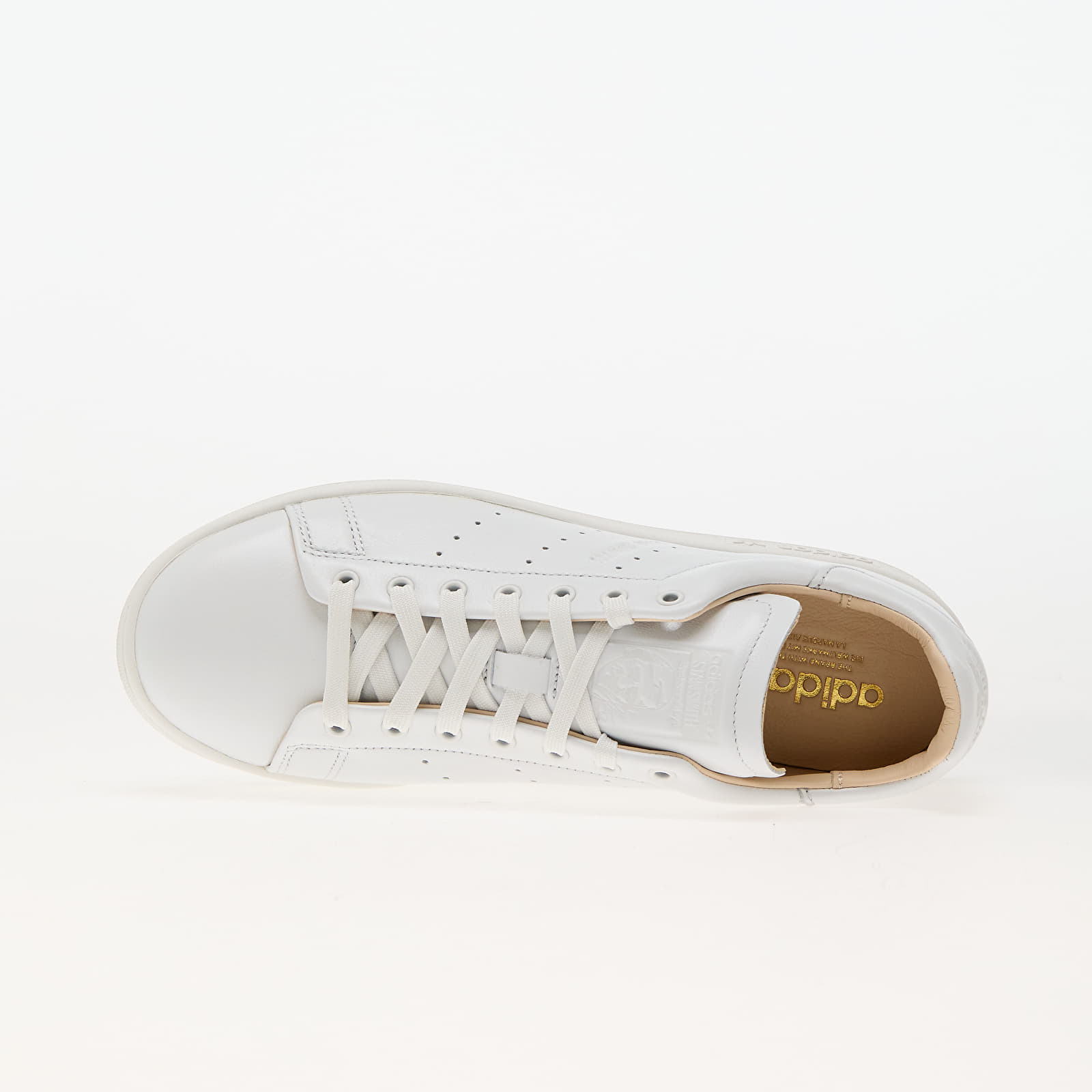 Scarpe uomo adidas Stan Smith Lux Crystal White/ Crystal White/ Sand Strata