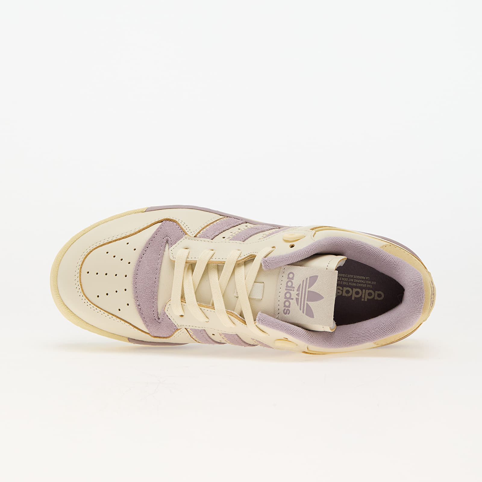 Women's sneakers and shoes adidas Rivalry 86 Low W Crew White/ Preloved Fig/ Easy Yellow