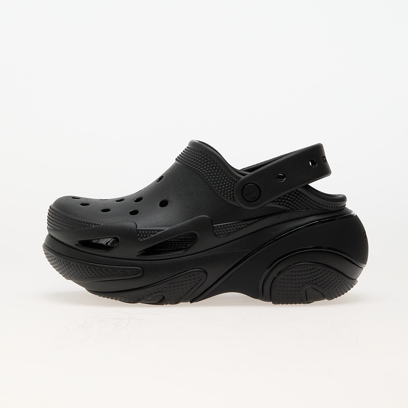 Kingad Crocs Bubble Crush Clog Trible Black