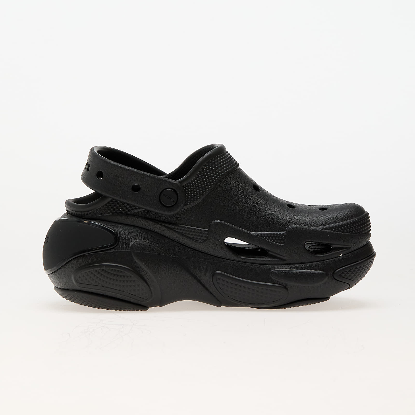 Kingad Crocs Bubble Crush Clog Trible Black