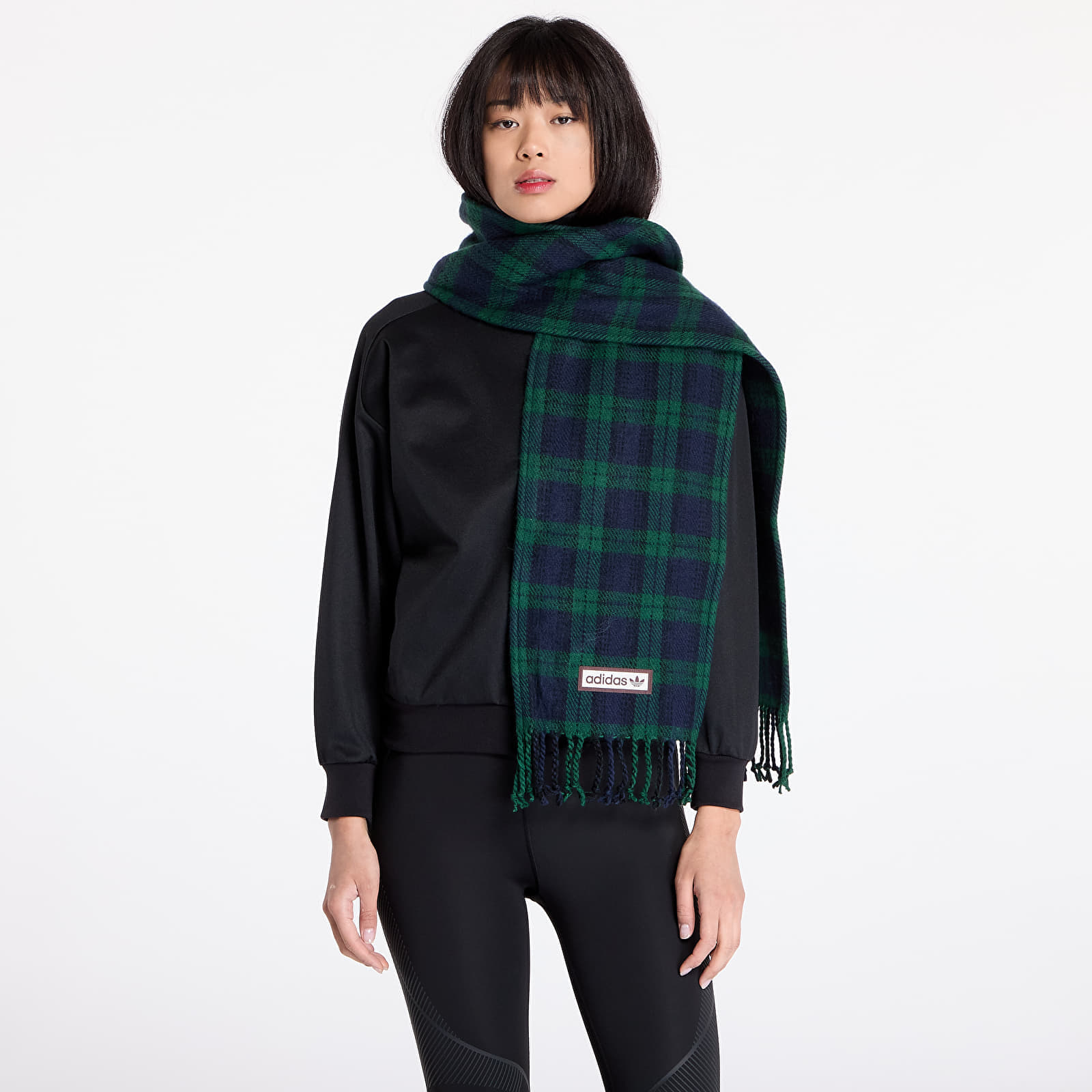 Sjaal adidas Scarf Night Indigo/ Collegiate Green Universal