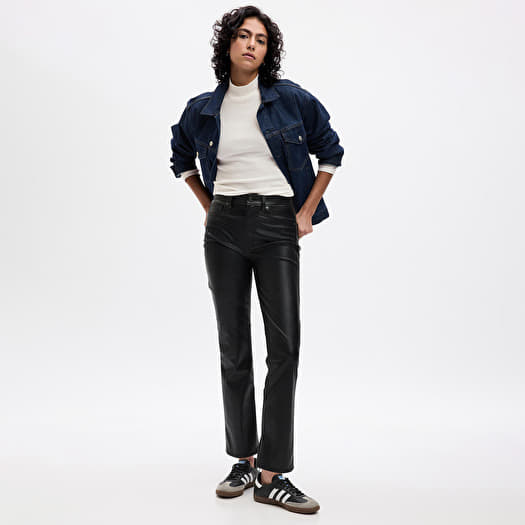 Faux leather look jeans online