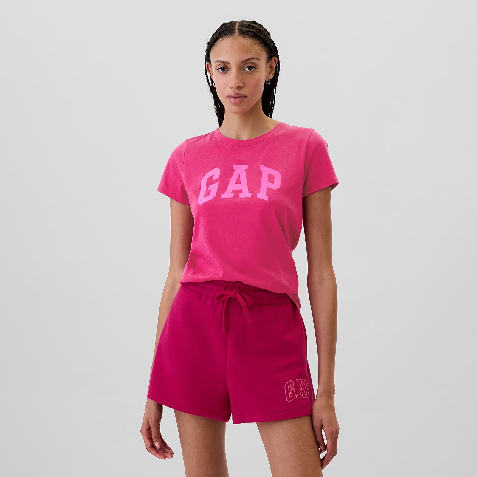 Tricou GAP Logo Shortleeve Tee Bright Beet