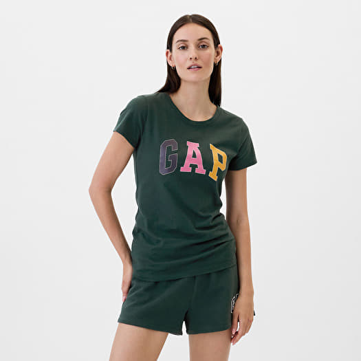 T-shirt GAP Logo Shortleeve  Tee Essex Green Tri Color