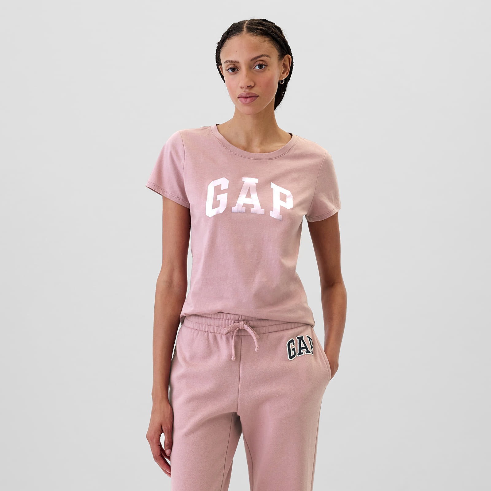 Tricou GAP Logo Shortleeve Tee Lilas Pink