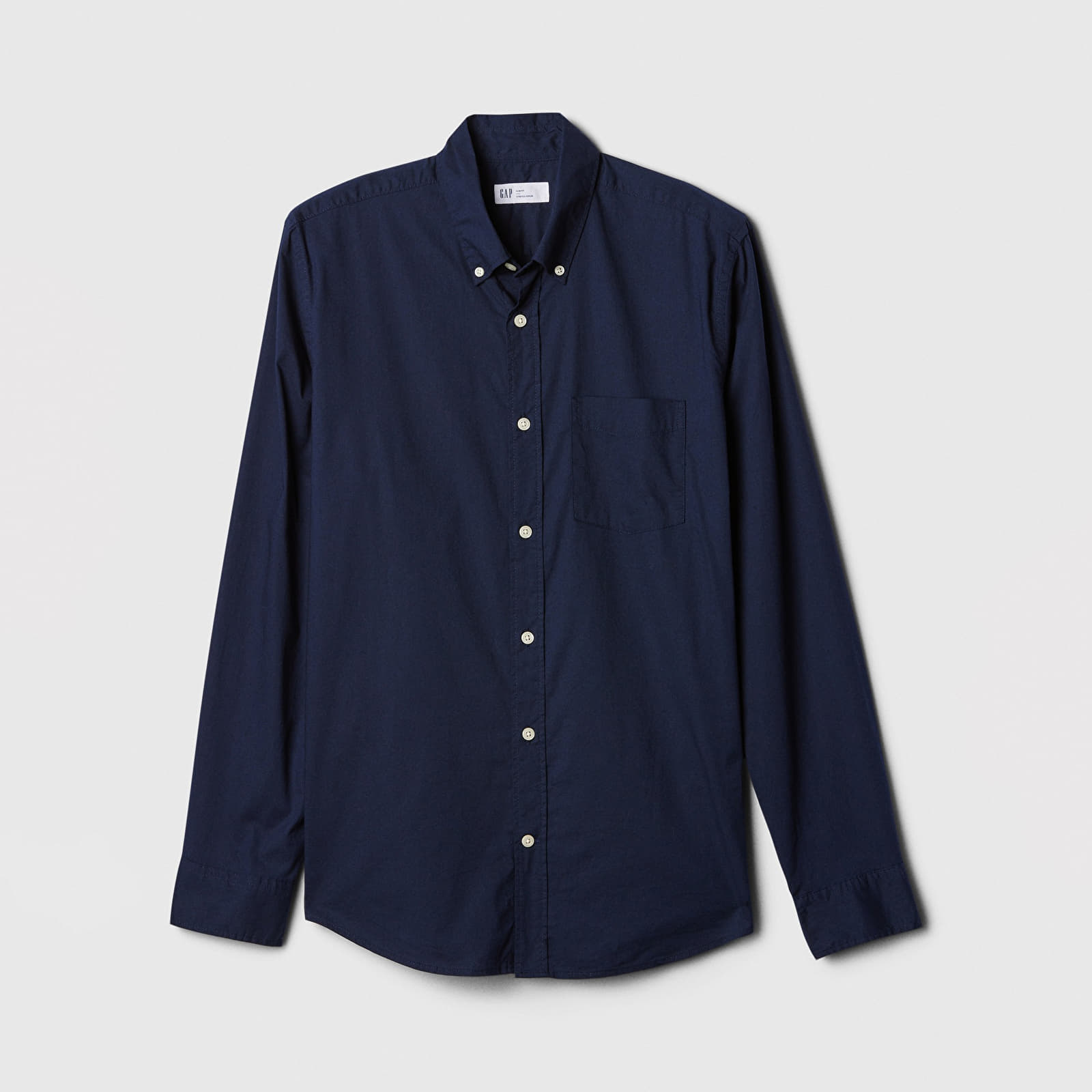 Overhemden GAP Slim-Fit Poplin Shirt Tapestry Navy