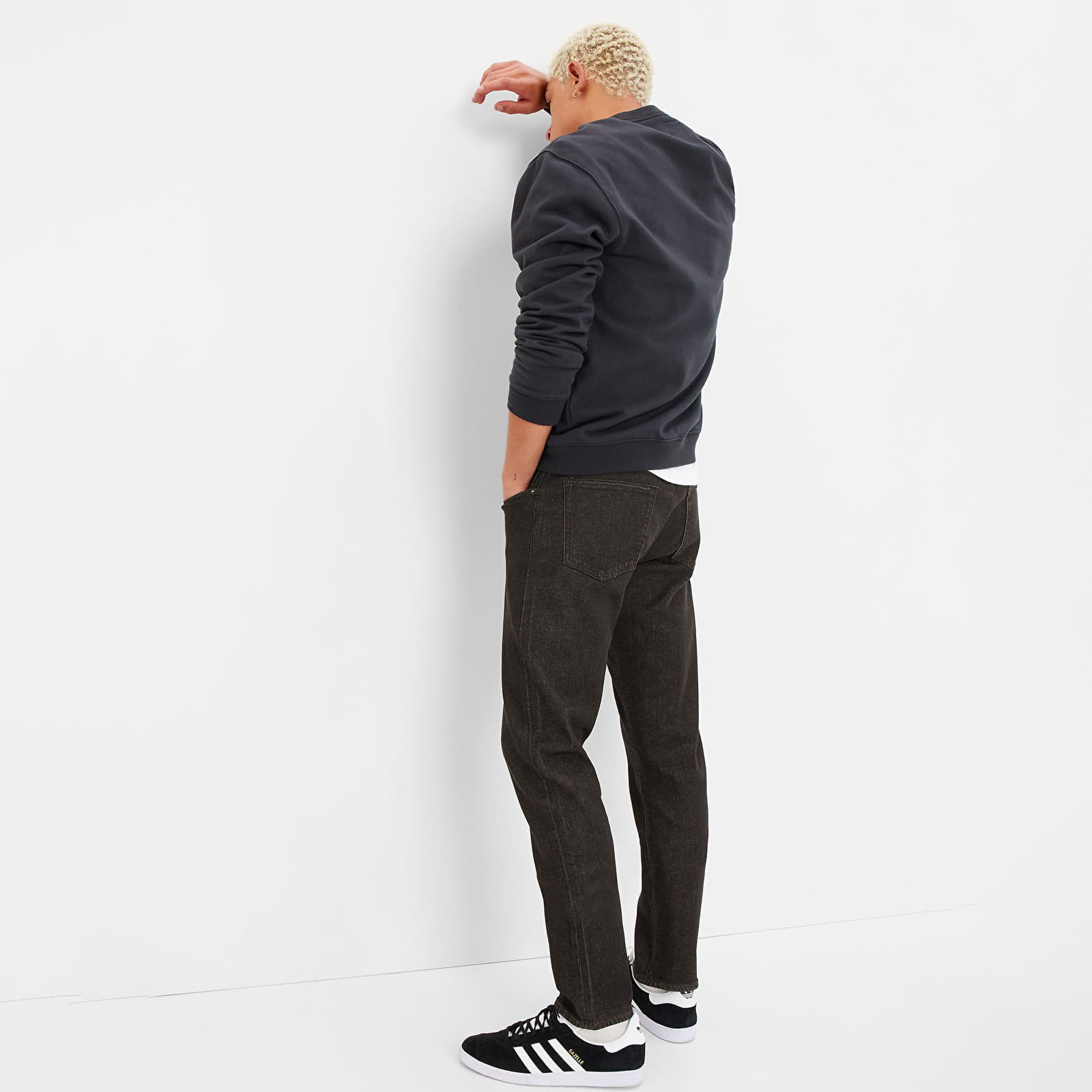 Jeans GAP Denim Pants Slim Black Wash