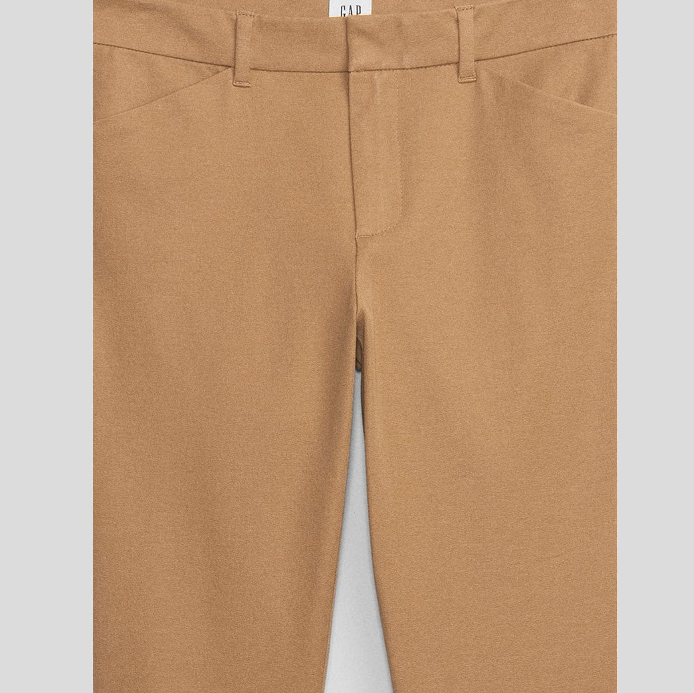 Dámské kalhoty GAP Skinny Ankle Bistrech Pants Camel Hair