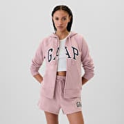 GAP Logo  Fullzip Hoodie Lilas Pink