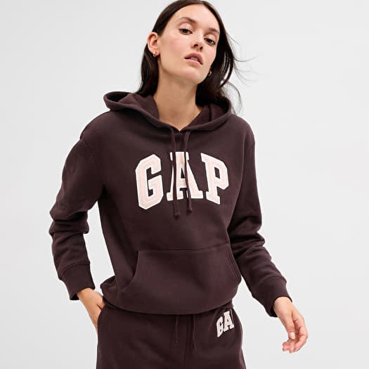 GAP Logo  Pullover Hoodie Turkish Coffee
