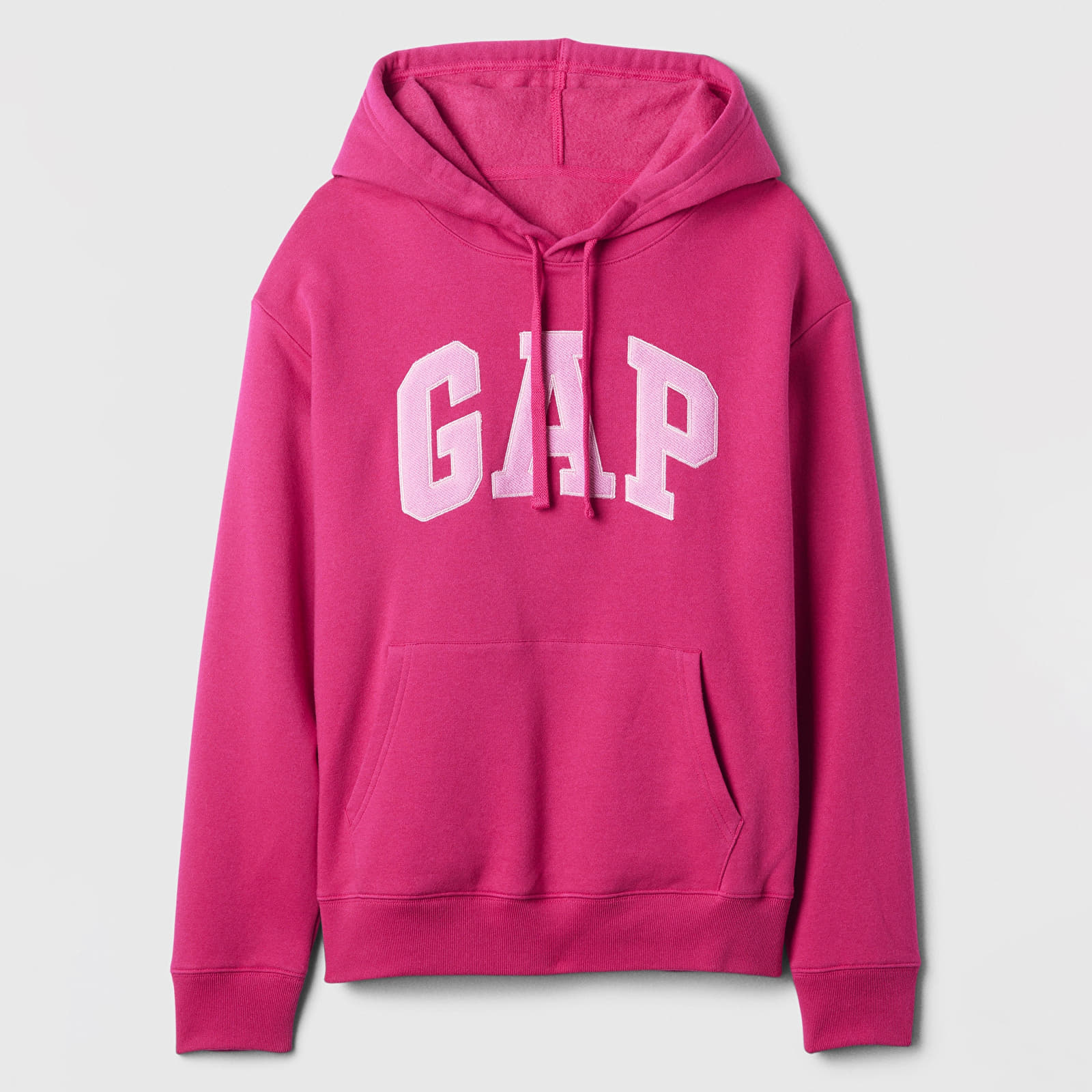 Hanorace pentru femei GAP Logo  Pullover Hoodie Bright Beet