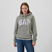 GAP Logo  Pullover Hoodie Pilot Grey