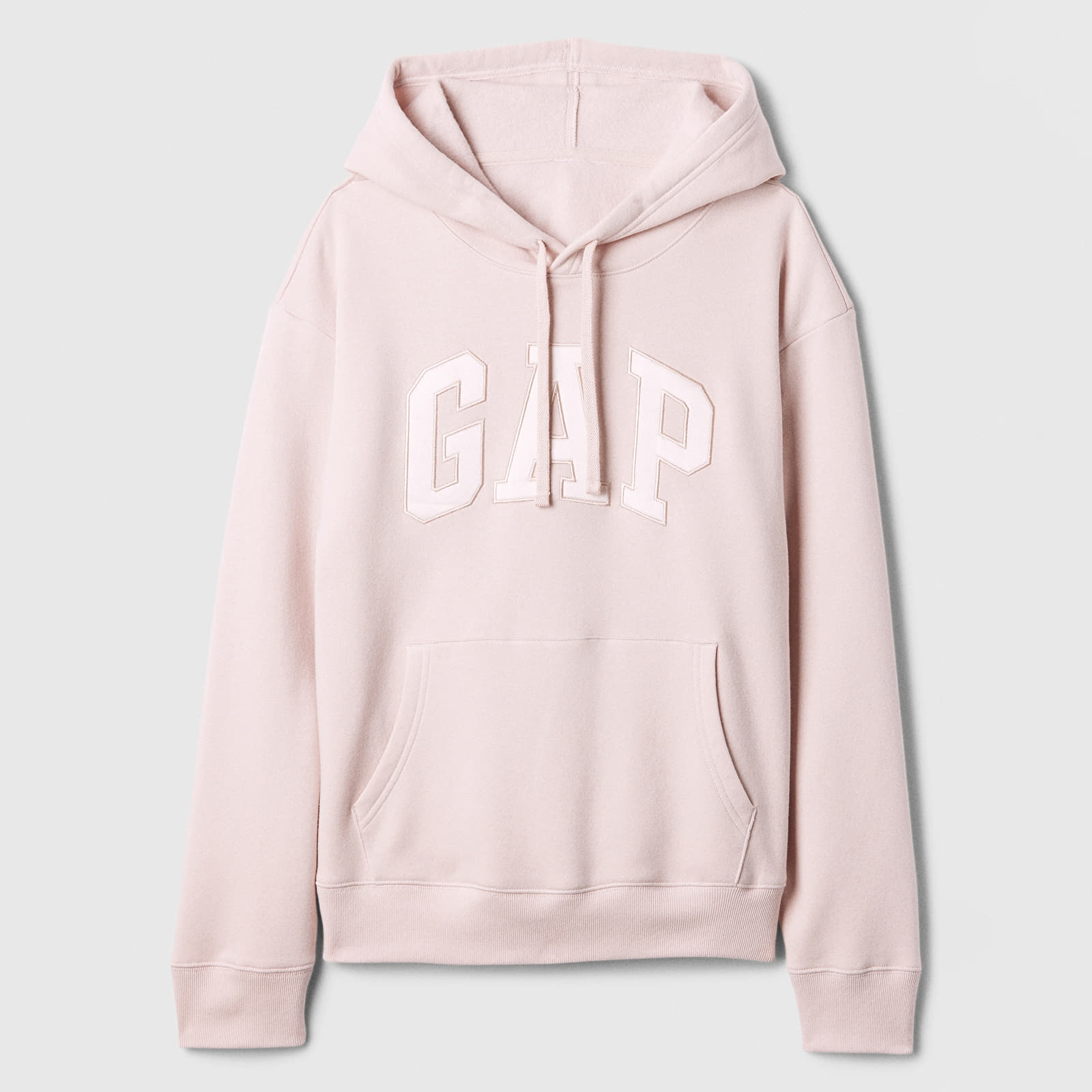 Women's Sweatshirts GAP Logo  Pullover Hoodie Dull Rose Satin