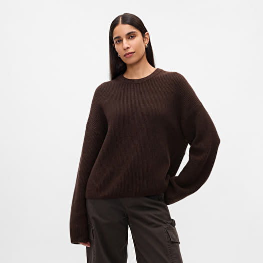 GAP Cashsoft Crew Pullover Terra Brown