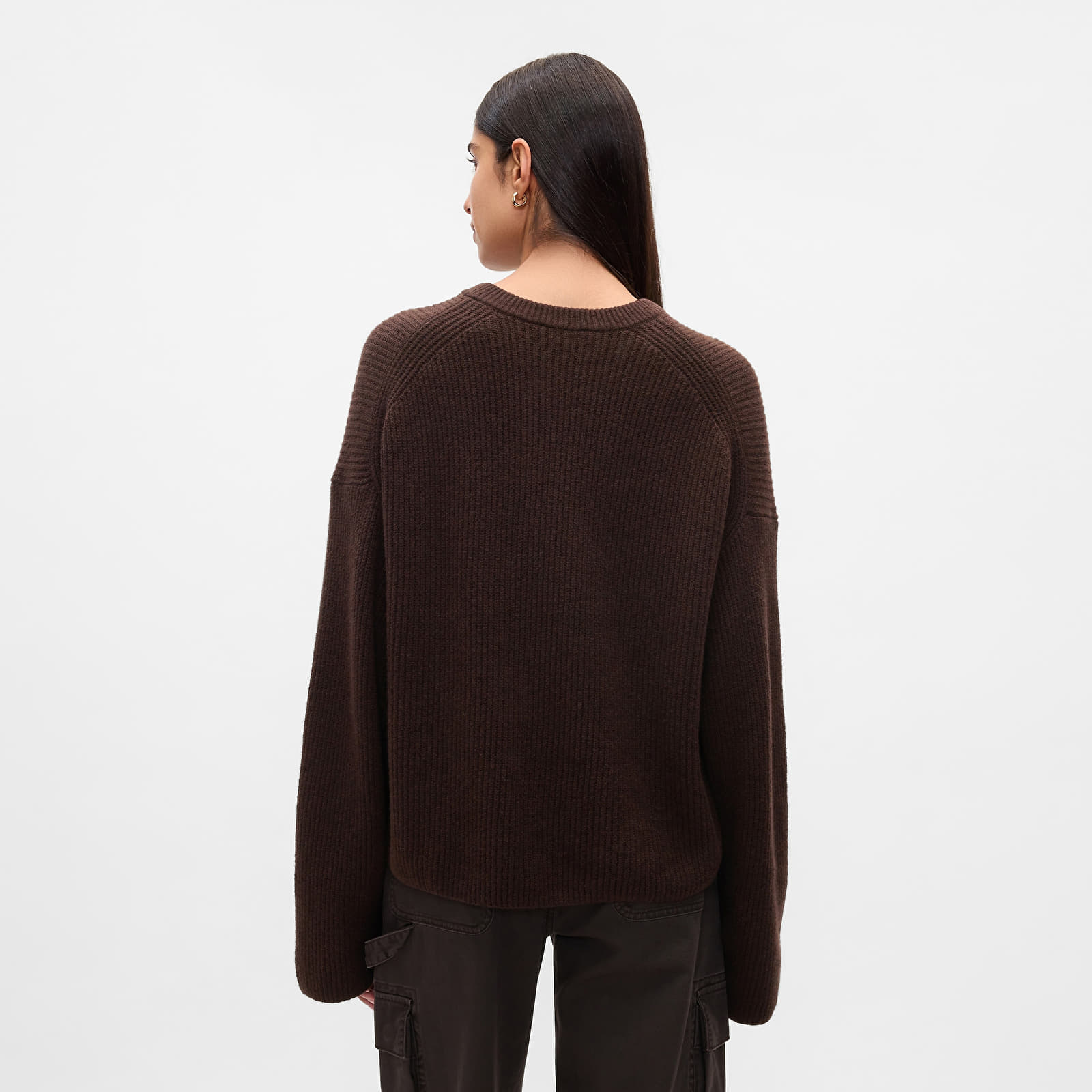 Damen Pullover GAP Cashsoft Crew Pullover Terra Brown