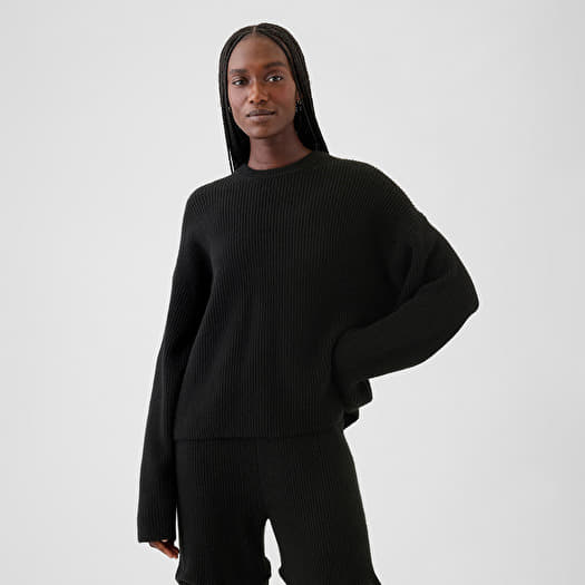 GAP Cashsoft Crew Pullover Black