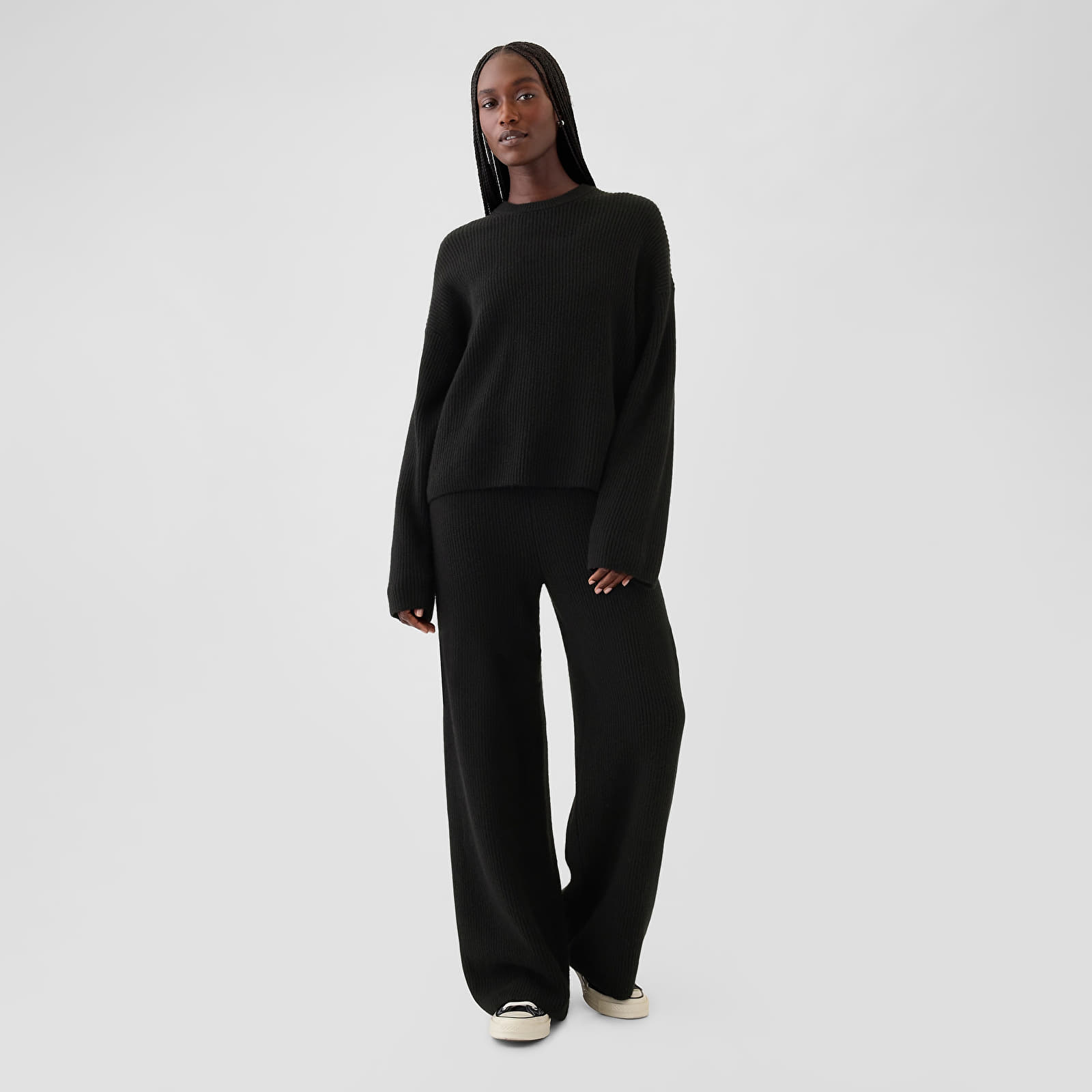 Damen Pullover GAP Cashsoft Crew Pullover Black