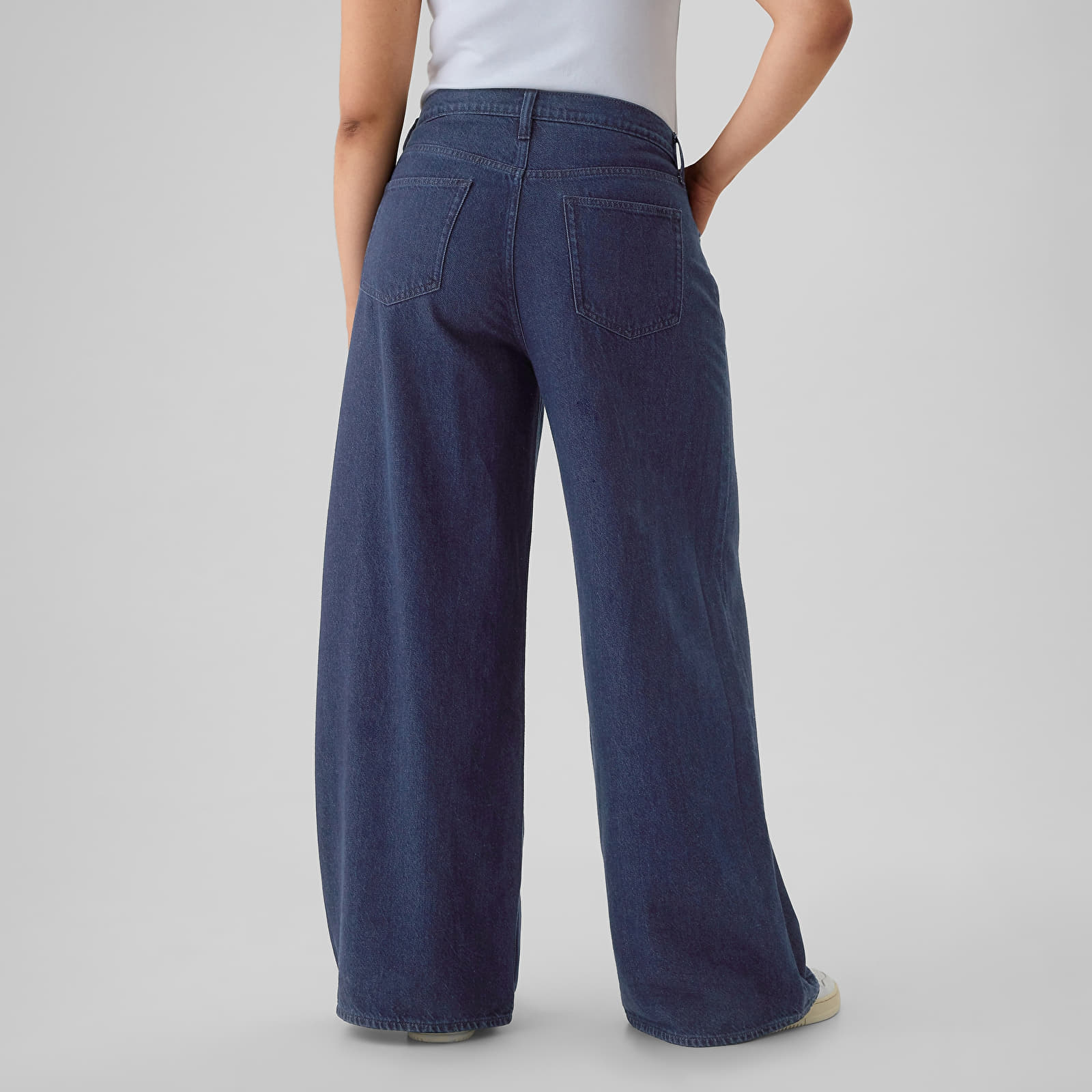 Jeans für Frauen GAP Baggy Denim Pants Rinsed