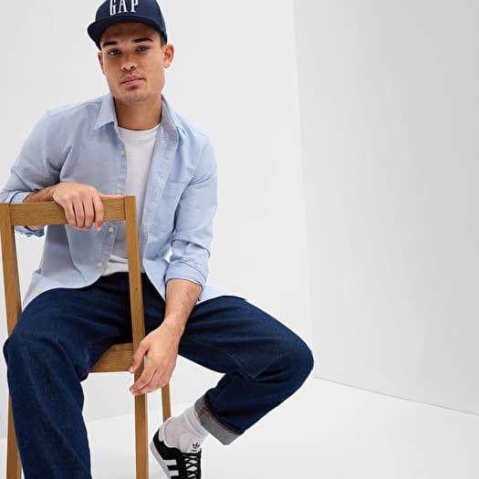 GAP Stardard Oxford Shirt Blue Opal