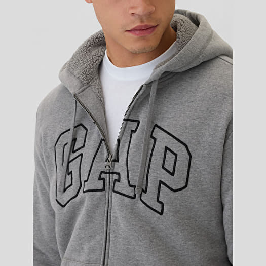 Sherpa grey pullover sales