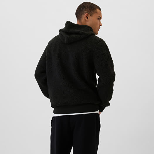 Sherpa black hoodie sale