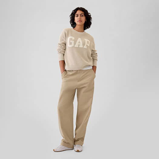 Damestruien GAP Logo Sweater Cobblestone Queens