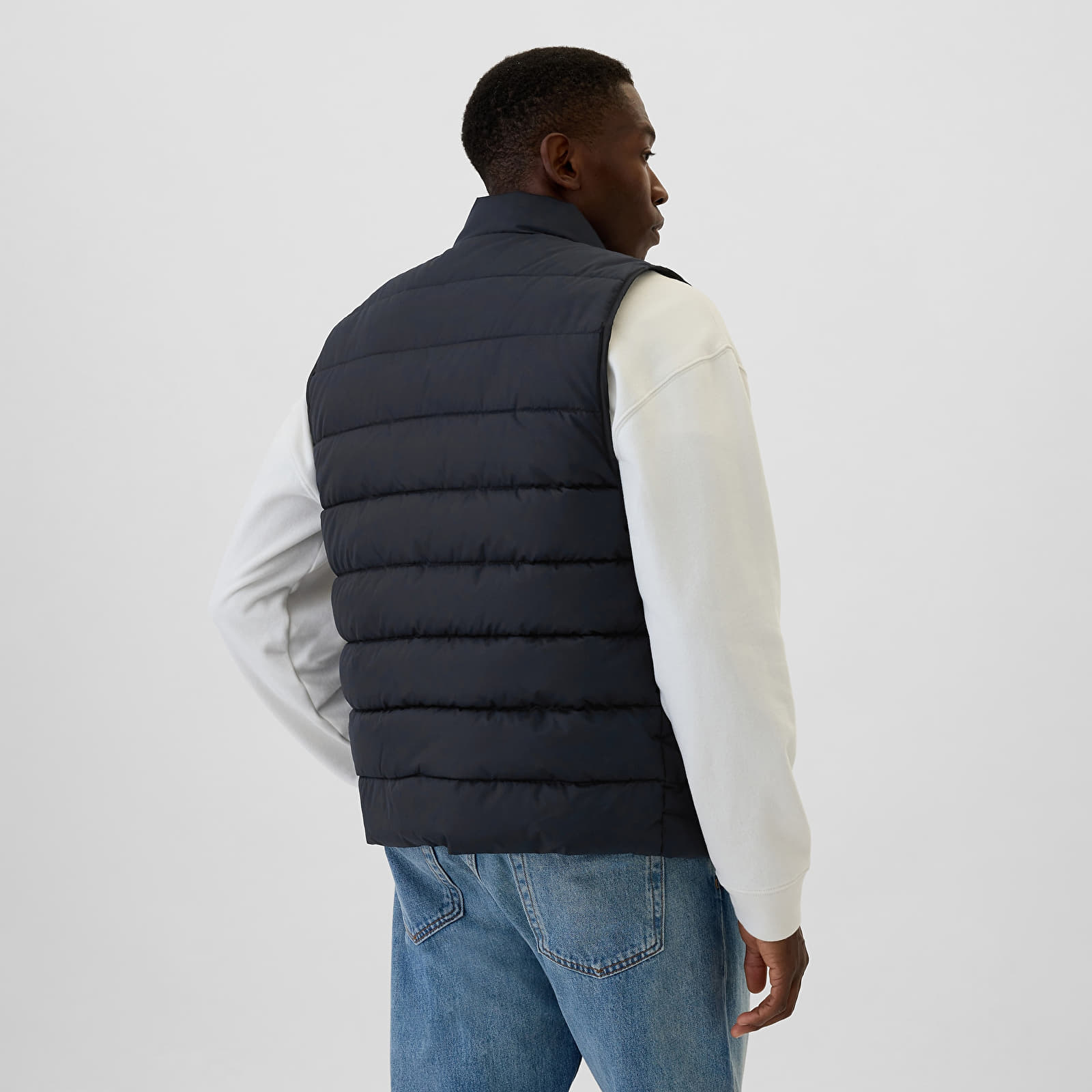 Men's vests GAP Logo Puffer Vest True Navy