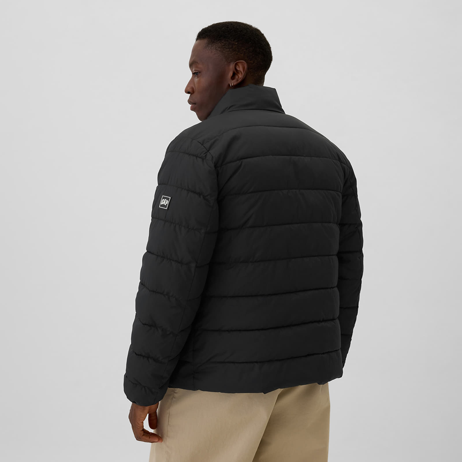 Men's jackets GAP Logo Puffer Jacket True Black