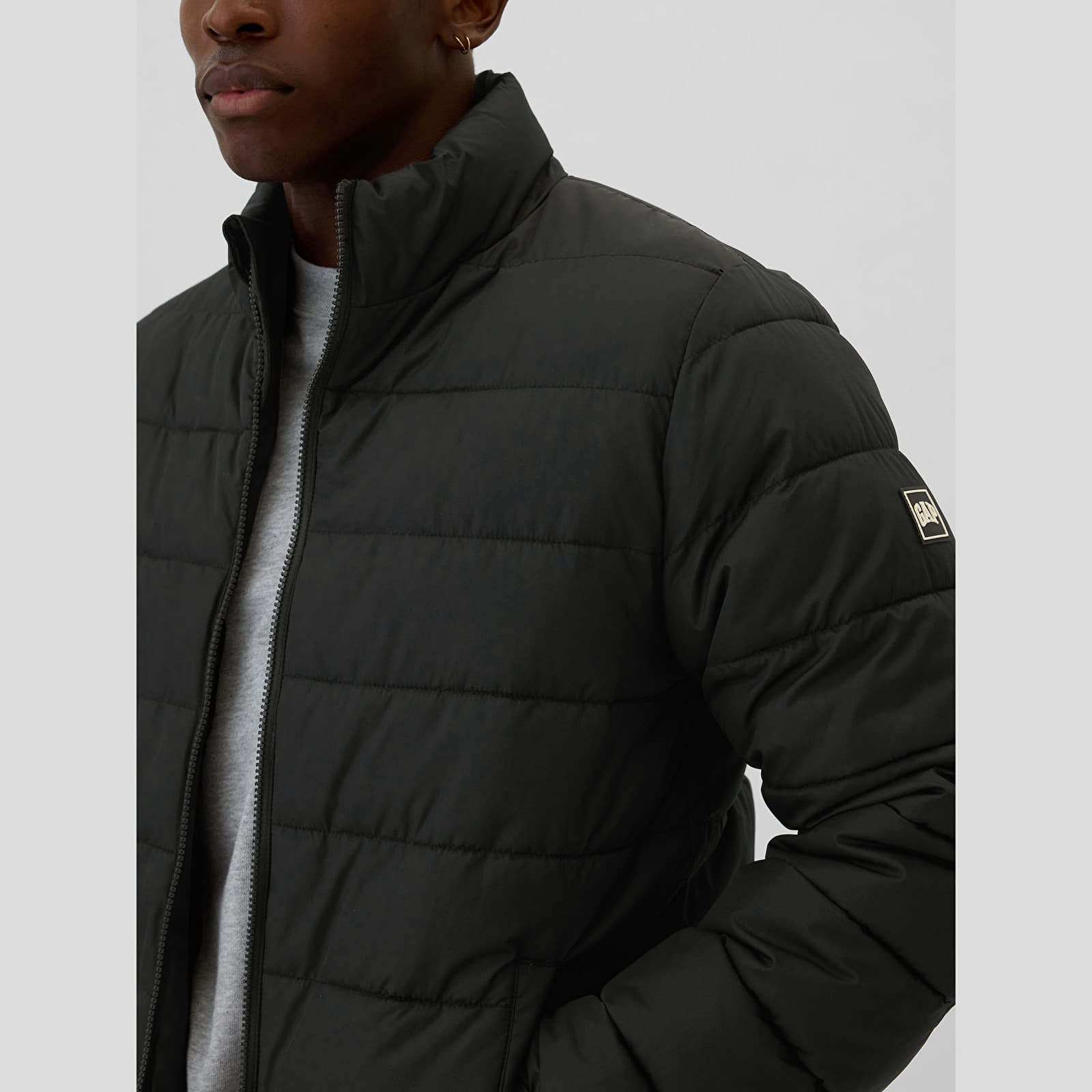 Men's jackets GAP Logo Puffer Jacket True Black