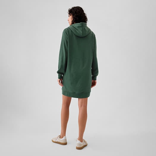 GAP Logo Hoodie Dress Essex Green | Queens